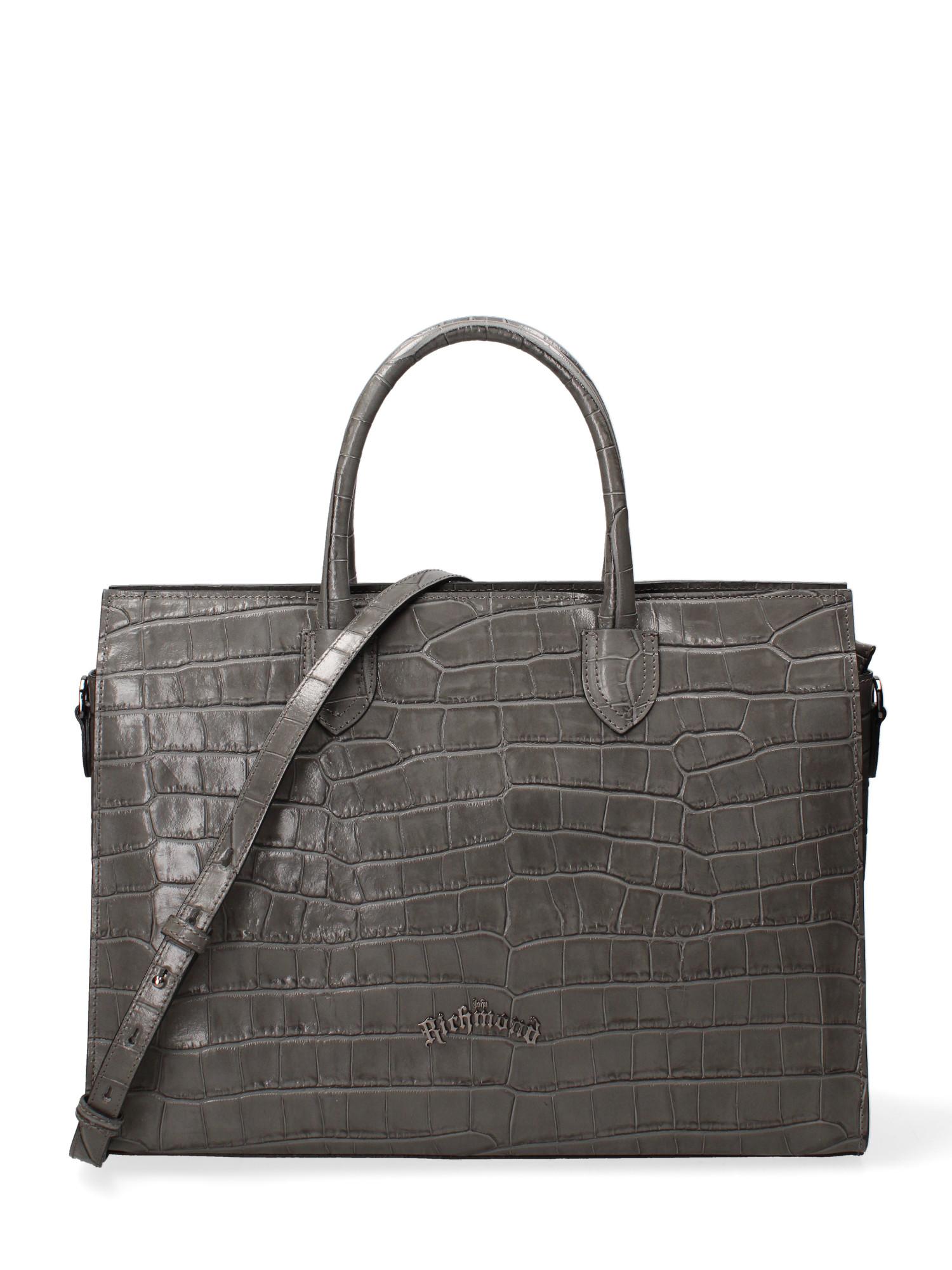JOHN RICHMOND Borsa a mano Effetto Coccodrillo  