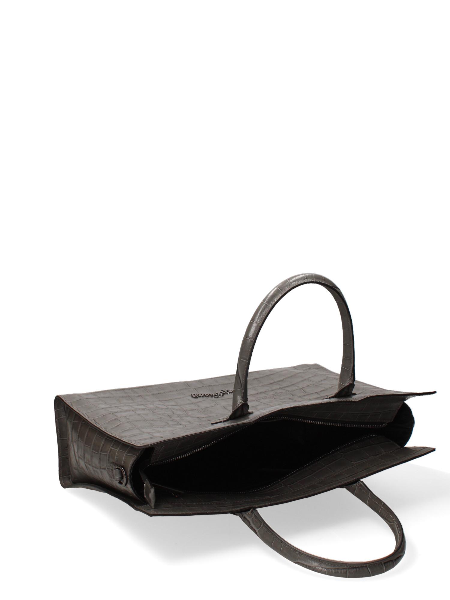 JOHN RICHMOND Borsa a mano Effetto Coccodrillo  