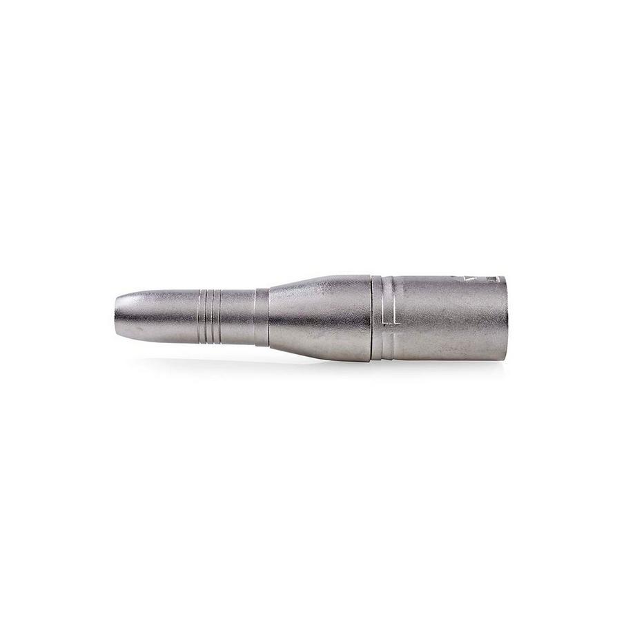 Nedis  Adaptateur XLR | XLR 3-pin Male | 6.35 mm Female | Nickel Plated | Straight | Metal | Silver | 10 pcs. | Boîte 