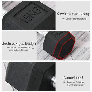 HOMCOM  Gummi-Hantel 