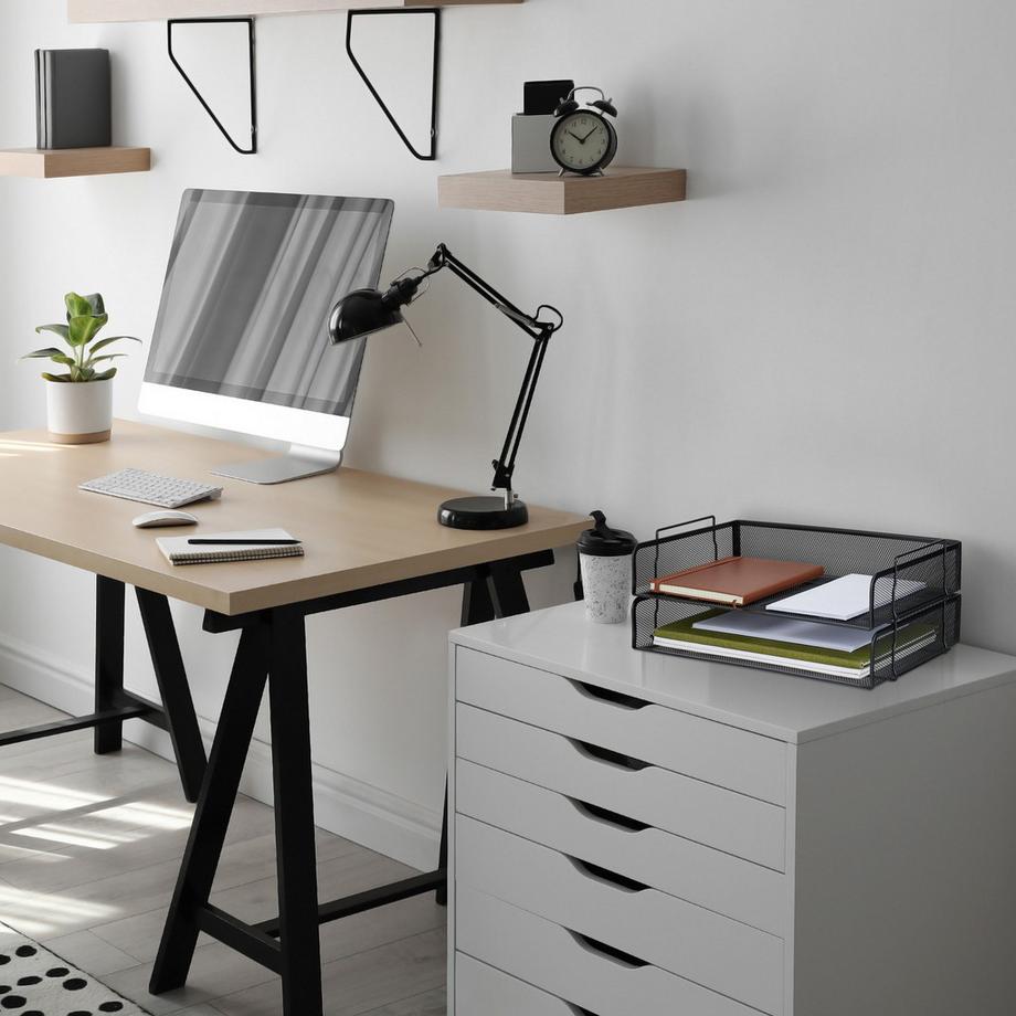 B2X Stapelbare Dokumentenablage aus Metall  