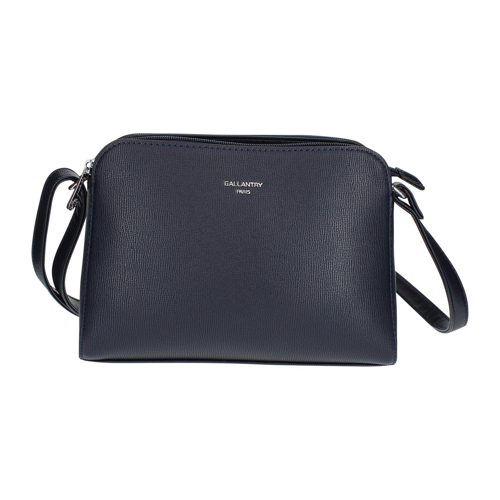 Image of Umhängetasche Lederimitat Damen Nachtblau ONE SIZE