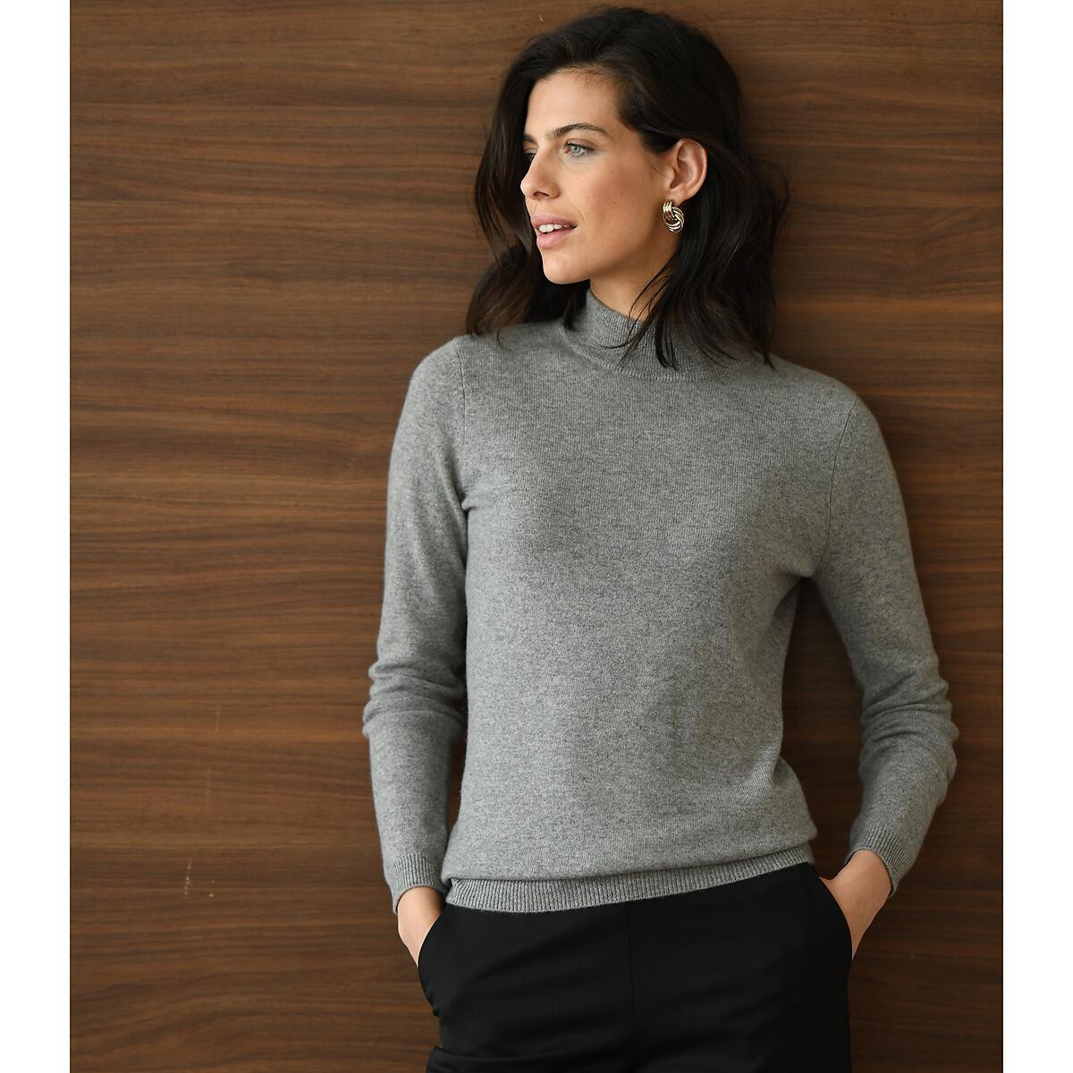 La Redoute Collections  Pull en cachemire col montant en fine maille 