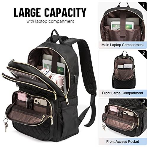 Only-bags.store Eleganter Schulrucksack Großer Tagesrucksack Wasserdichte Schultasche mit Laptopfach  