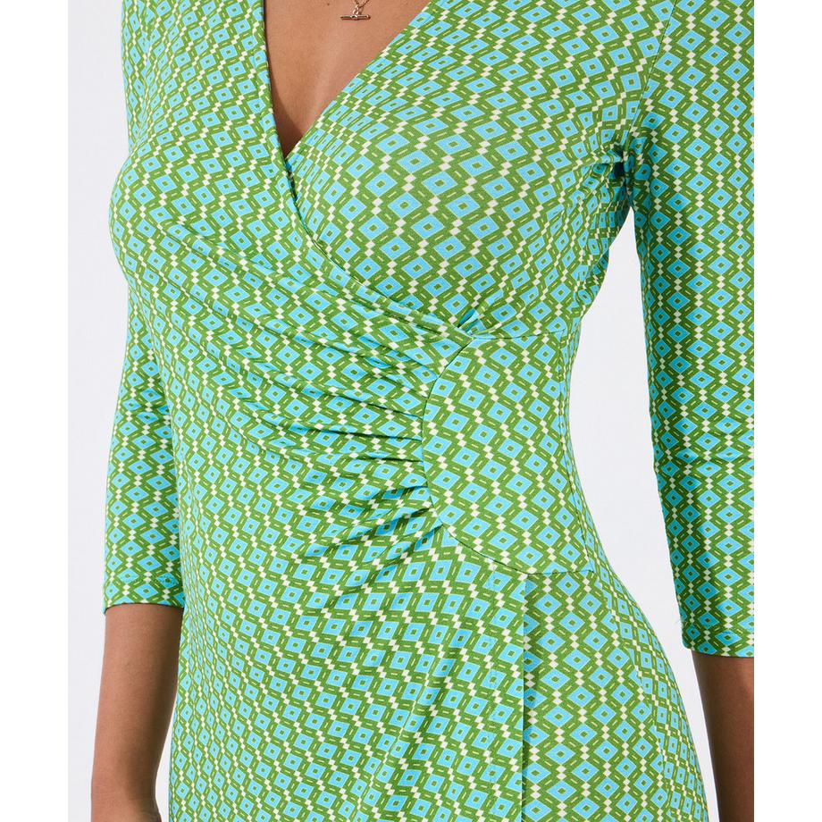 Joe Browns Robe Jersey Manches Longues Géométrique  