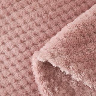 Alopini Coperta in pile super morbida e calda con motivo a nido d'ape  