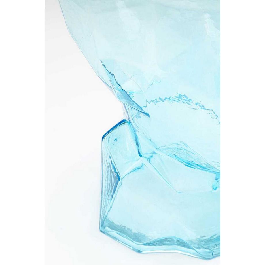 KARE Design Vase Prisma Face bleu clair 30  