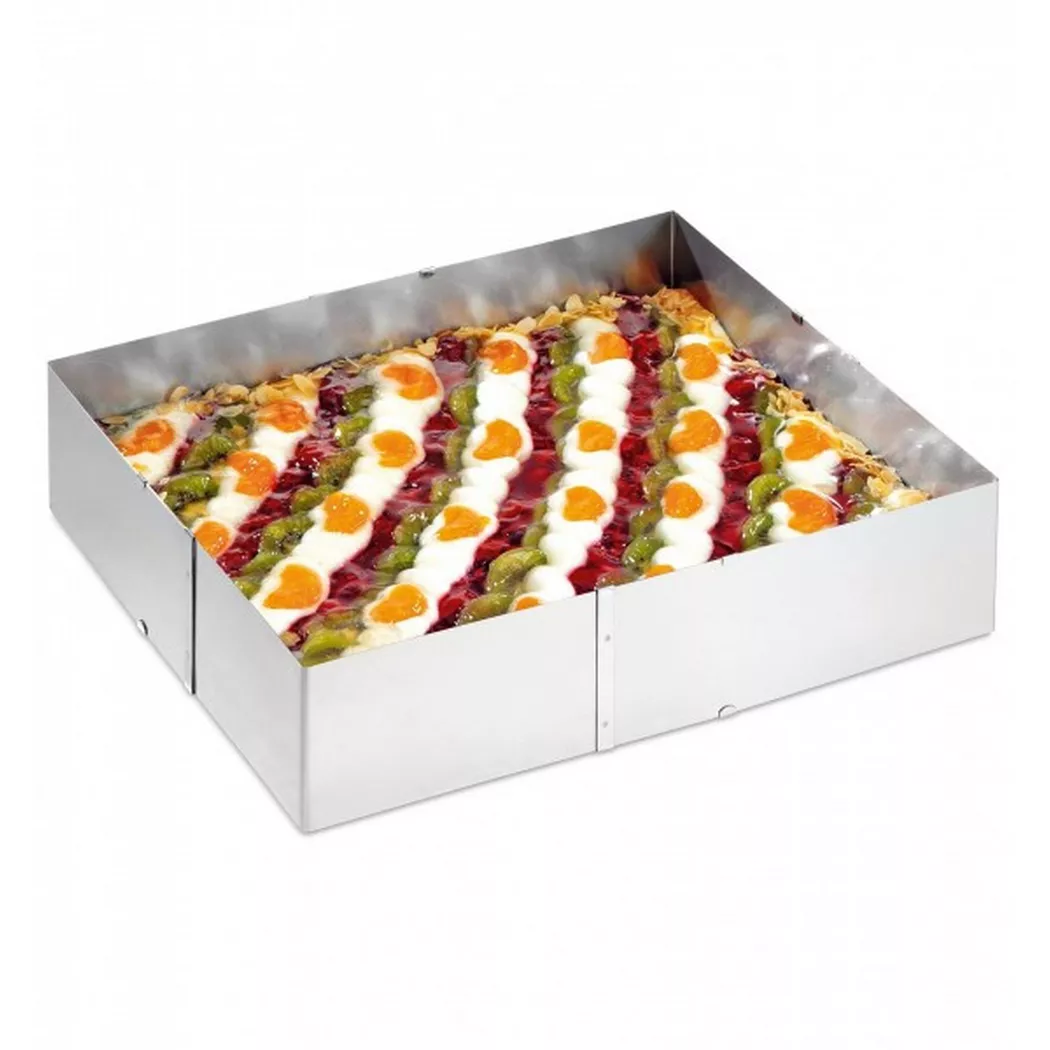 Gefu UNO Baking Frame for Cakes & Desserts 8.5 cm Height in Silver