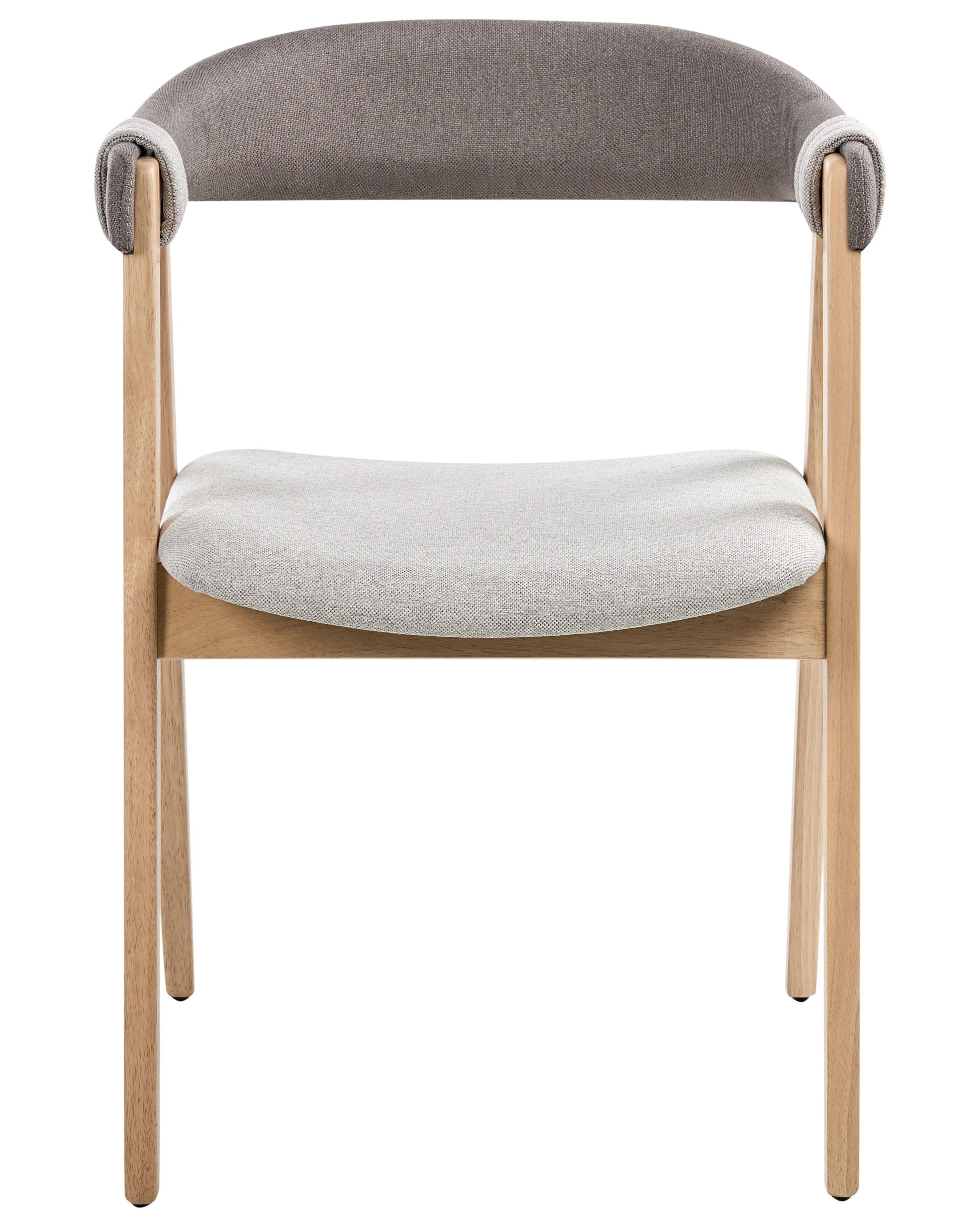 Beliani Set di 2 sedie da pranzo en Tessuto Classico DAY  