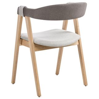 Beliani Set di 2 sedie da pranzo en Tessuto Classico DAY  