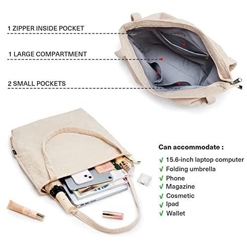 Only-bags.store Cord Tasche Umhängetasche Reissverschluss Gross Shopper Tasche Tote Bag Handtasche  