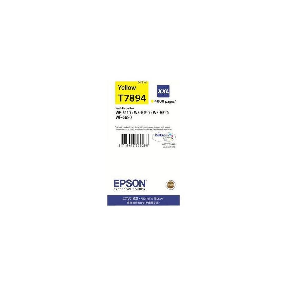 EPSON  EPSON Tintenpatrone XXL yellow T789440 WF 5110/5620 4000 Seiten 