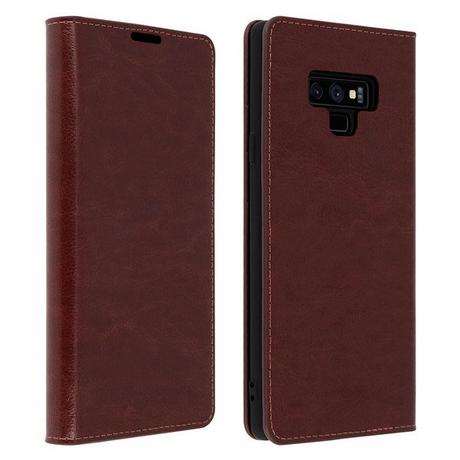 Avizar  Cover Echtleder Galaxy Note 9 Braun 