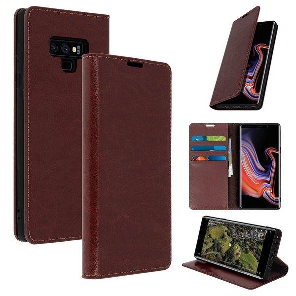 Avizar  Cover Echtleder Galaxy Note 9 Braun 