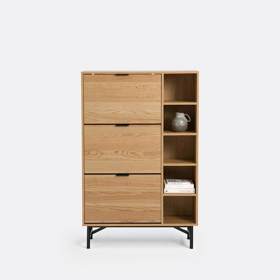 La Redoute Intérieurs Meuble à chaussures 3 portes  