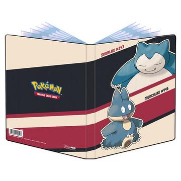 Pokémon Karten-Portfolio Snorlax & Munchlax (4-Pocket)