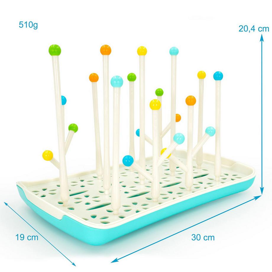 Intirilife Intirilife Égouttoir et porte-biberons pour bébé  
