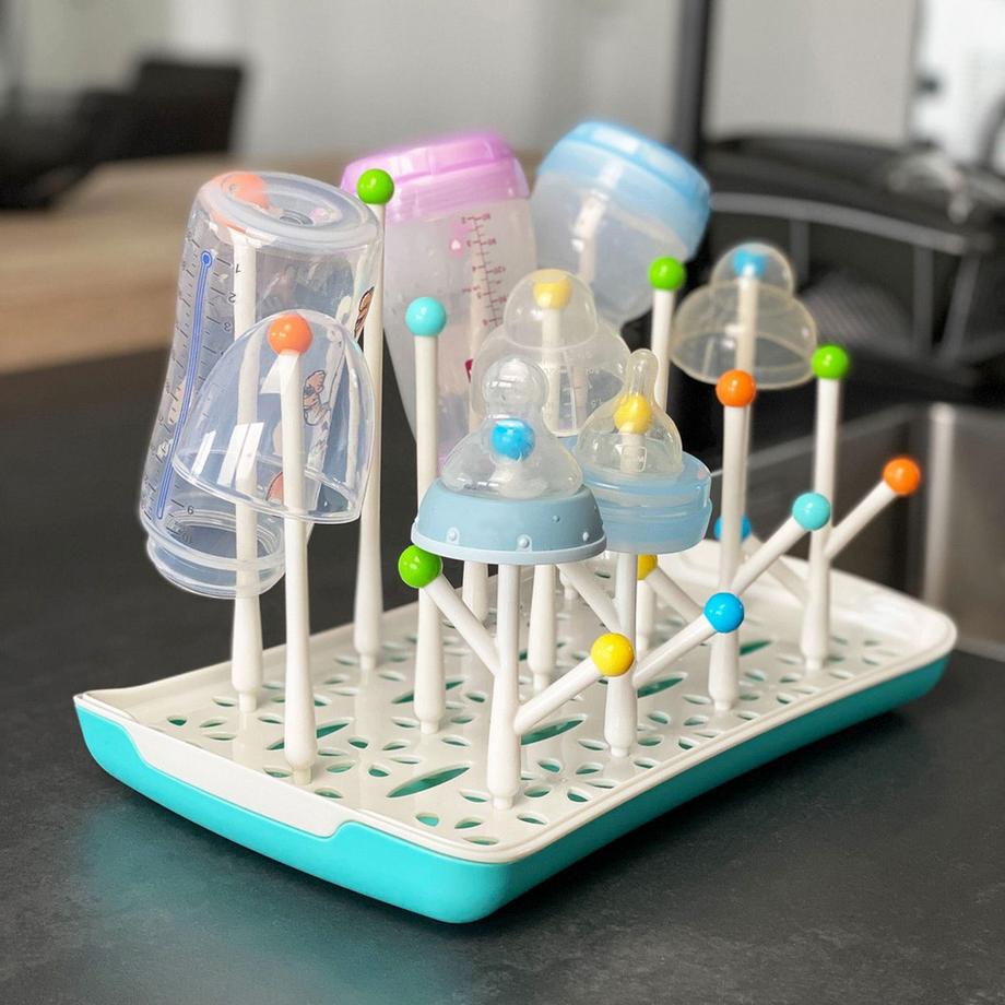 Intirilife Intirilife Égouttoir et porte-biberons pour bébé  