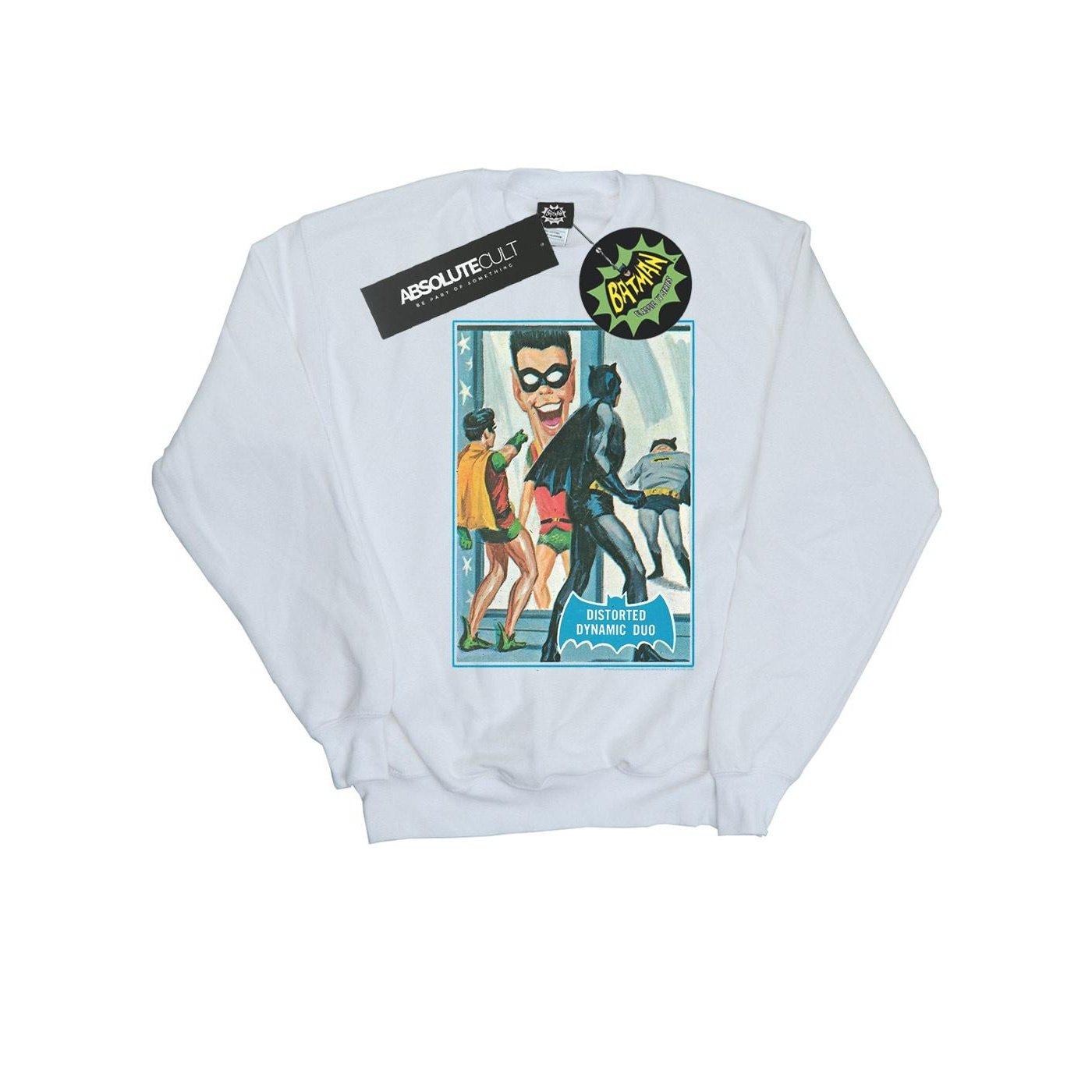 Image of Batman Tv Series Dynamic Duo Sweatshirt Jungen Weiss 116
