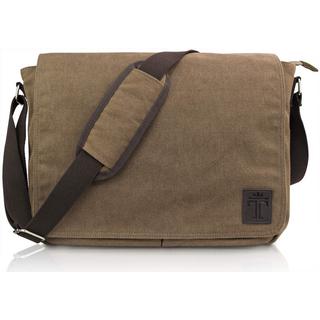 Only-bags.store Wasserdichte Canvas Messenger Aktentasche Laptoptasche  