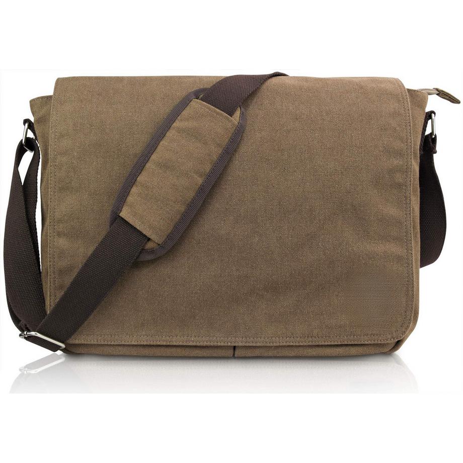 Umhängetaschen Aktentasche Laptoptasche Wasserdichtes Segeltuch Große Arbeitstasche