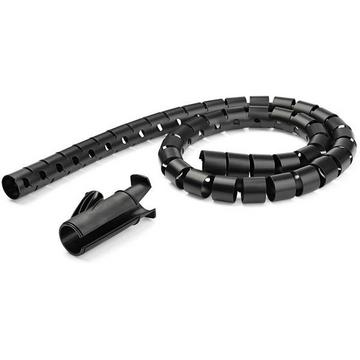 Gaine spirale range-câble Noir - 2,5 m - Diamètre de 25 mm