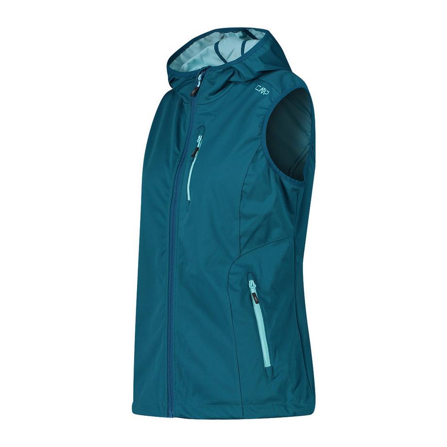 CMP Gilet Softshell con Cappuccio  