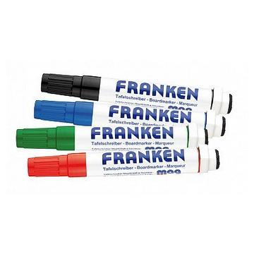 Franken Z1703 evidenziatore 4 pz Nero, Blu, Verde, Rosso