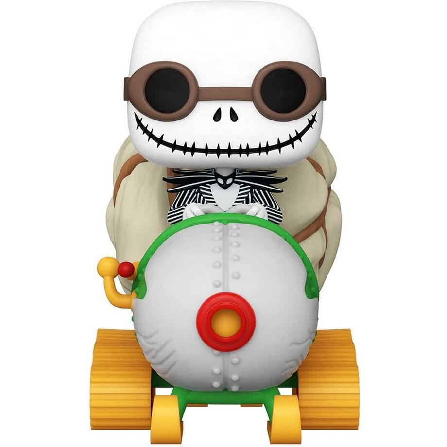 Funko  Figura POP Ride Nightmare Before Christmas Jack con occhiali e motoslitta 