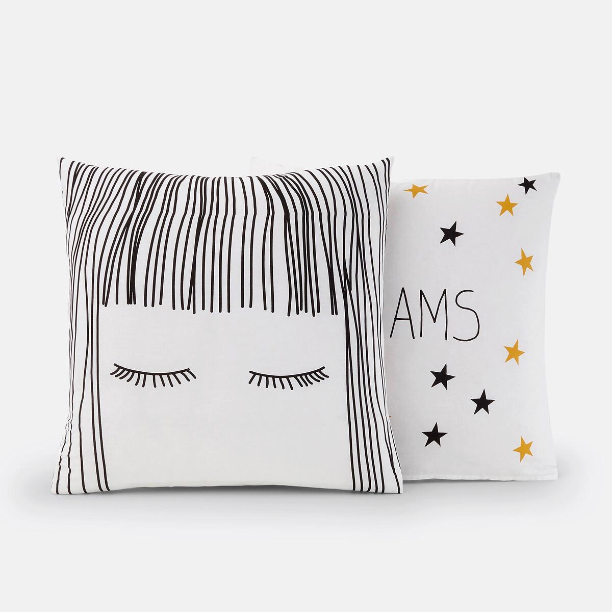 Image of Kissenbezug Fringe aus reiner Baumwolle Kissenbezug Fringe aus reiner Baumwolle