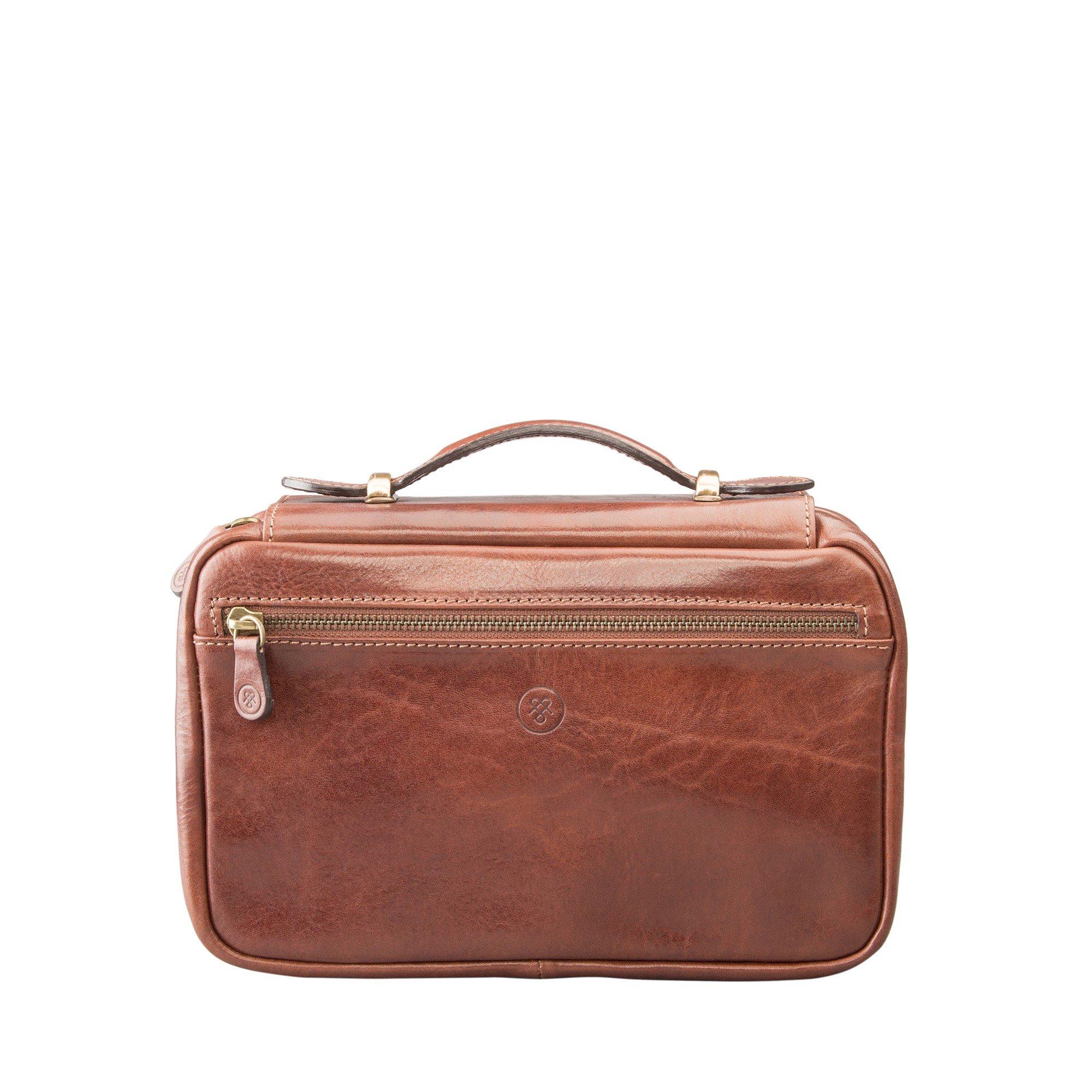 Image of Cascina - Leder Kulturtasche Unisex Tan ONE SIZE