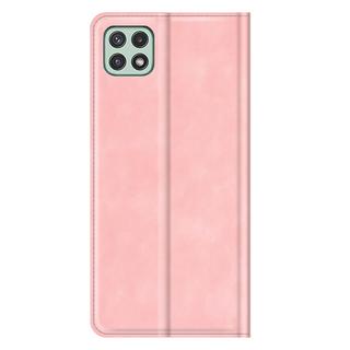Cover-Discount  Galaxy A22 5G - Seidige Stand Flip Case Hülle 