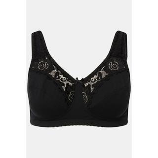 Ulla Popken  Reggiseno sostenitivo modello Kelly senza ferretto con pizzo e coppa C-E 