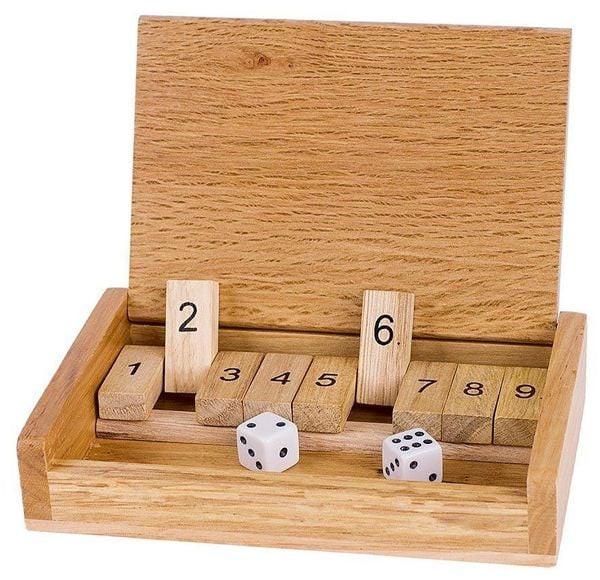 goki  Spiele Shut The Box Reisespiel 