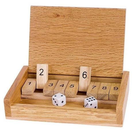 goki  Spiele Shut The Box Reisespiel 