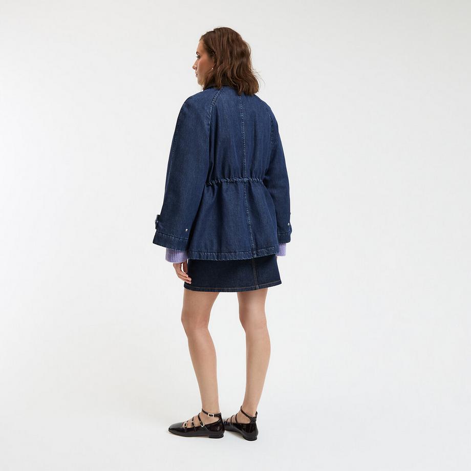 La Redoute Collections Manteau mi-long fermeture zippée  