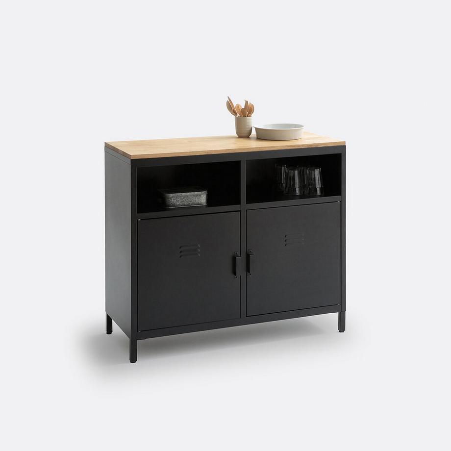 Küchen-Sideboard HIBA mit 2 Türen und 2 Fächern