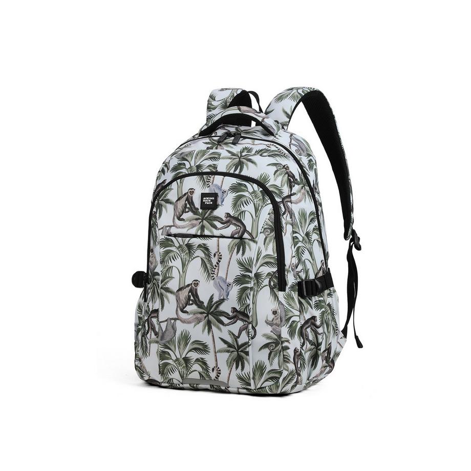 Aoking Sac à dos Imprimé Singe et Palmier  