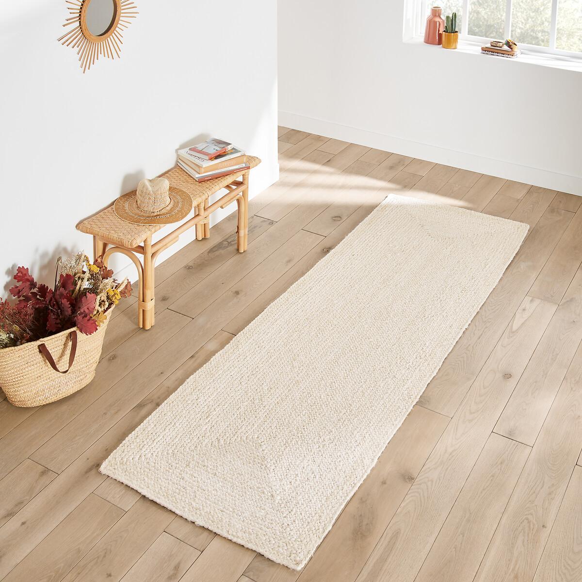 La Redoute Intérieurs Tapis de couloir jute blanchi  