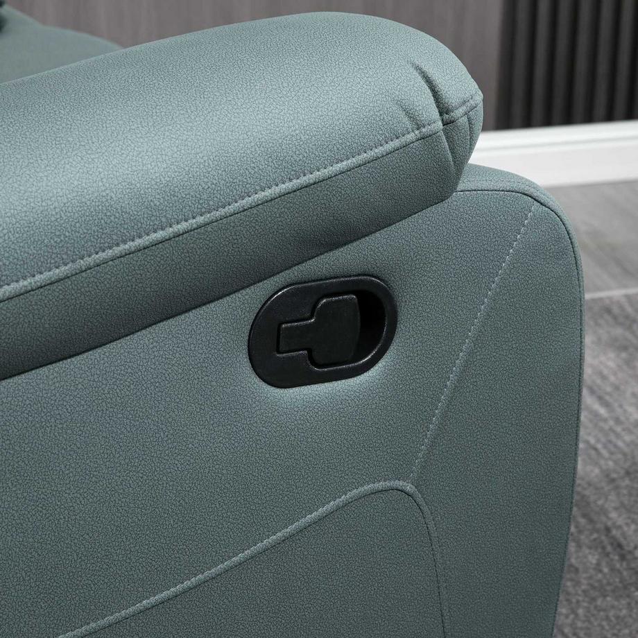 Northio Fauteuil De Relaxation, Fauteuil Inclinable À 135°, Fauteuil Tv Rotatif Avec Repose-Pieds Pour Salon, Chambre, Capacité De Charge Jusqu'À 150 Kg, Polyester Vert  