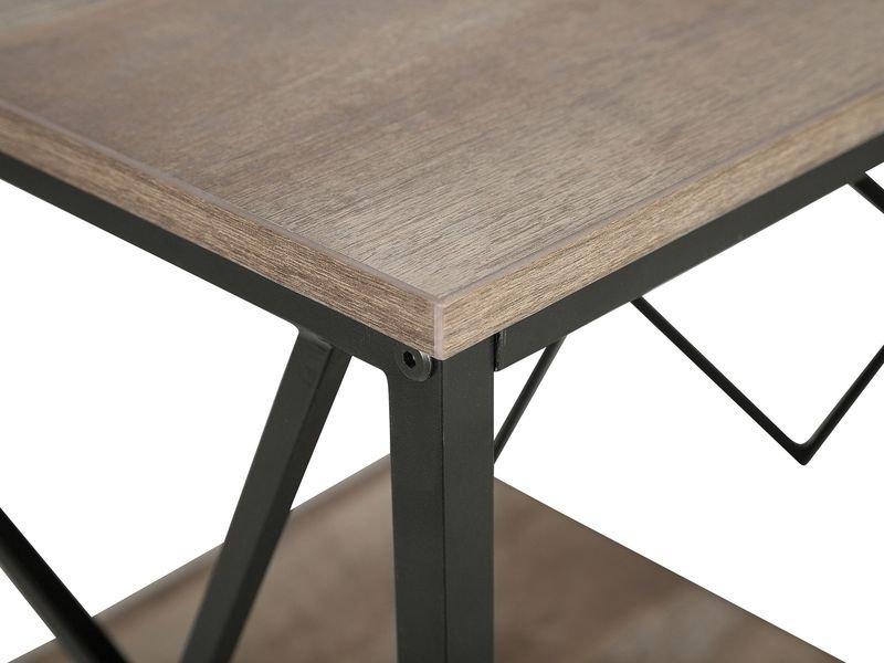 Beliani Table d'appoint en Panneau de particules Industriel FORRES  