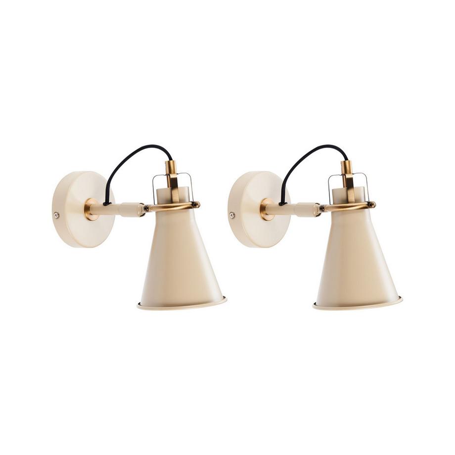 Lot de 2 lampes murales en Métal  MOYOLA