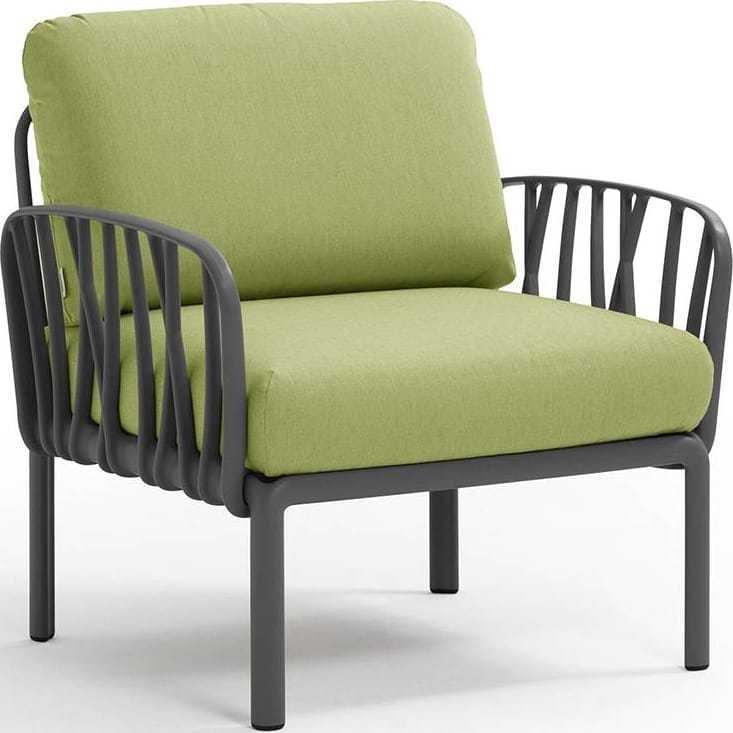 NARDI outdoor Fauteuil de jardin Komodo anthracite avocat  