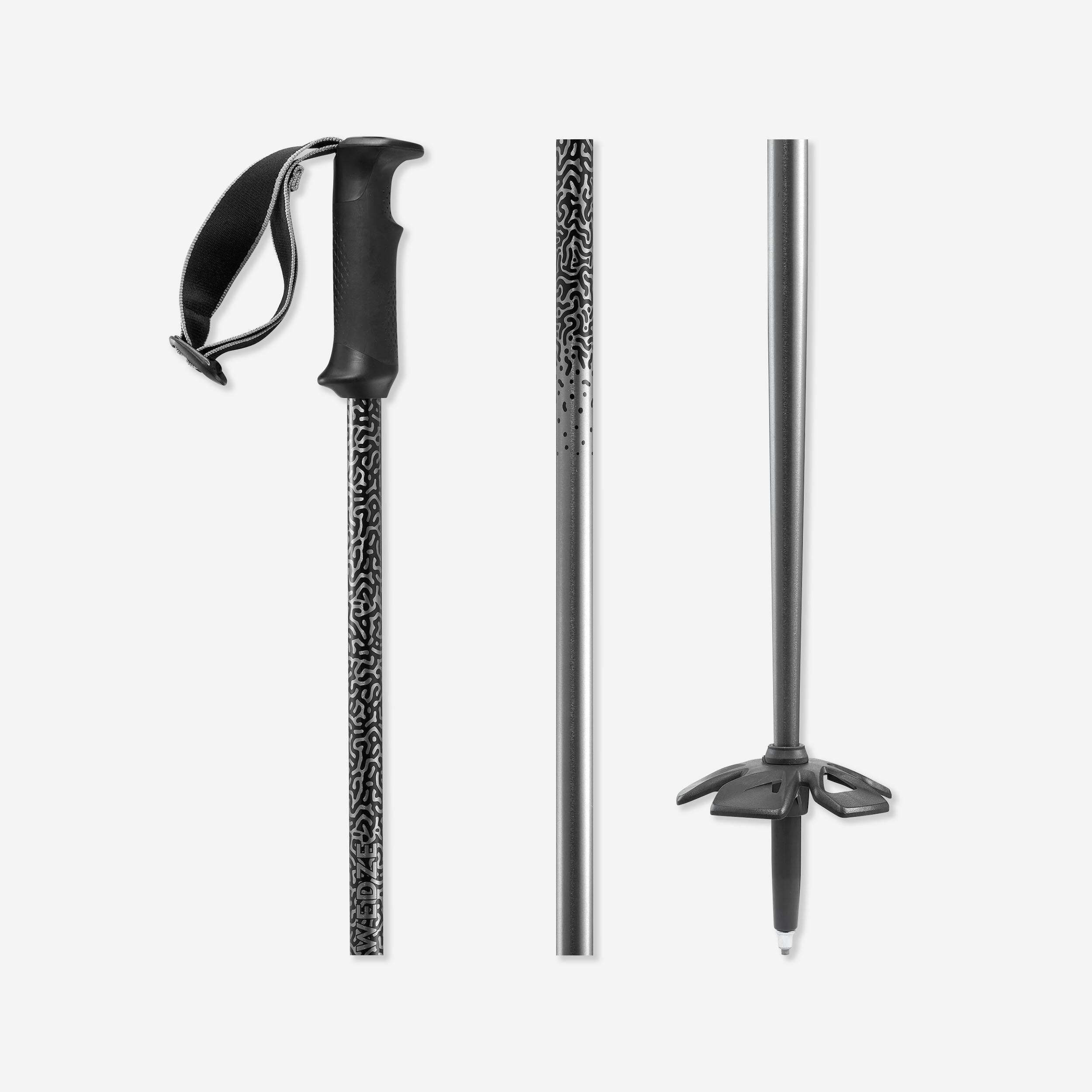 Image of Skistöcke - Fr 100 Unisex Schwarz Leicht 125 cm