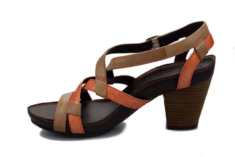 Image of Pawpaw - Leder Sandale Damen Weiss Bedruckt 41