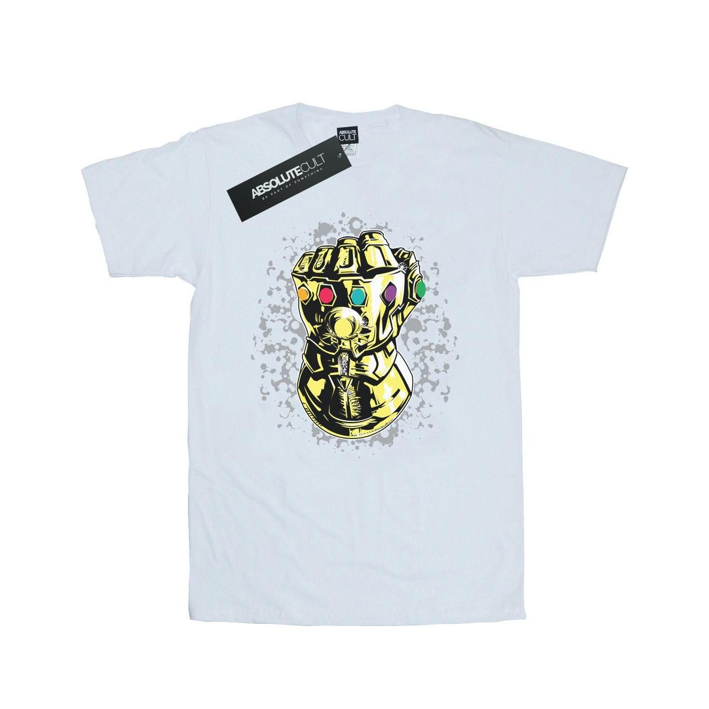 Image of Avengers Infinity War Thanos Fist Tshirt Herren Weiss S