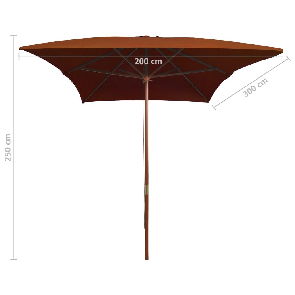 VidaXL Parasol de jardin  