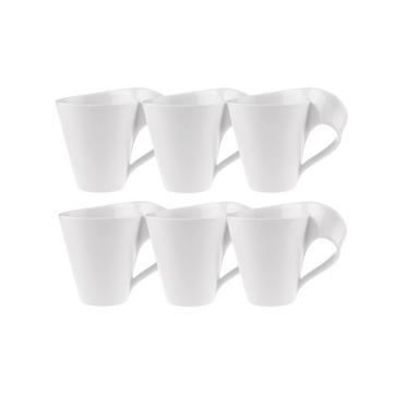 Mug, , 6 pièces, blanc NewWave Caffè