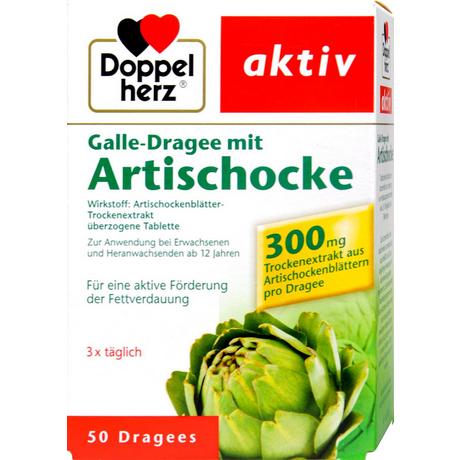 Doppelherz  Doppelherz Galle Dragee Artischocke 