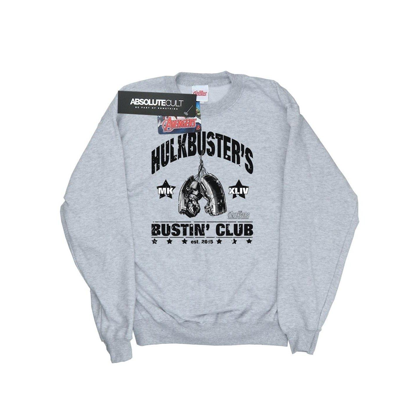 Image of Iron Man Hulkbuster's Bustin' Club Sweatshirt Damen Grau L